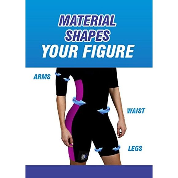 Body SPA AQUA Sauna Suit Neoprene Body Shaper GYM Walking Aerobics 3XL R… - Picture 9 of 14